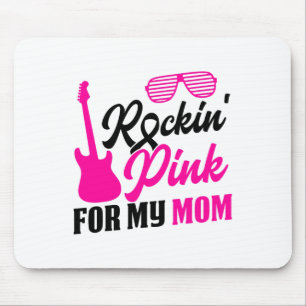 Rockin' Rosa für Mama Brustkrebs Aufklärungshilfe Mousepad
