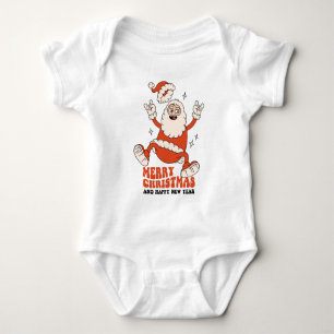 Rockin' Santa Claus - Ein frohes und lautes Weihna Baby Strampler