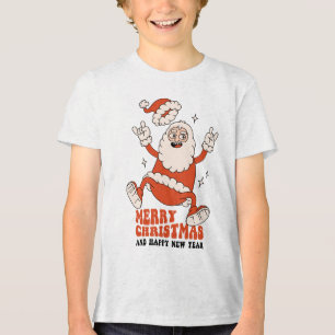Rockin' Santa Claus - Ein frohes und lautes Weihna Tri-Blend Shirt