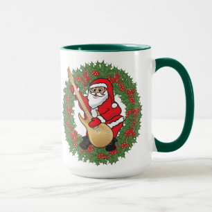 Rockin' Santa Skull Tasse