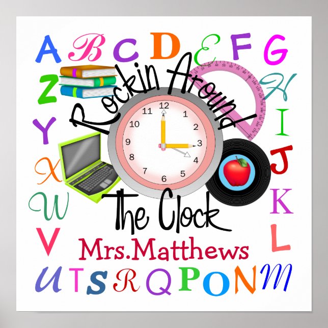 Rockin' School Teacher - SRF Poster (Vorne)