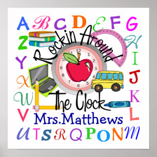 Rockin' School Teacher - SRF Poster