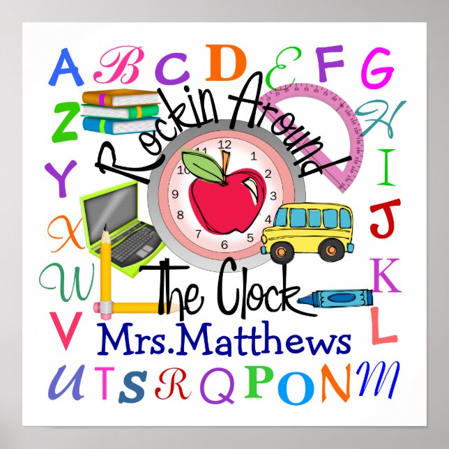 Rockin' School Teacher - SRF Poster (Vorne)