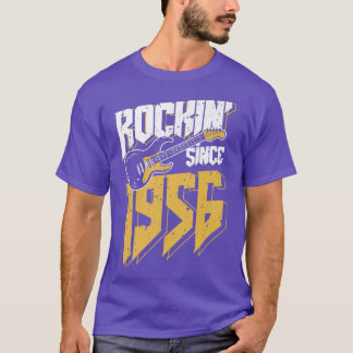 Rockin' Seit 1956 Vintag Rock Music Fan 66. Bir T-Shirt