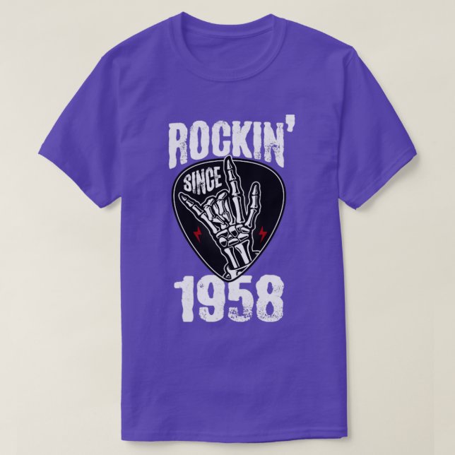 Rockin seit 1958 T-Shirt (Design vorne)