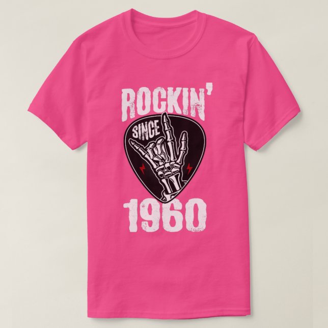 Rockin seit 1960 T-Shirt (Design vorne)