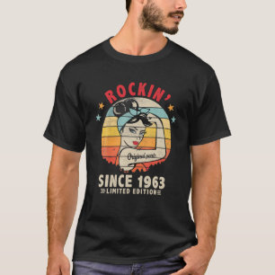 Rockin' Seit 1963 58. Geburtstag Retro 58 Jahre al T-Shirt