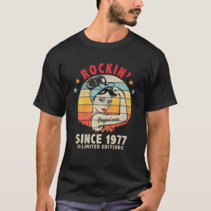 Rockin' Seit 1977 44. Geburtstag Retro 44 Jahre al T-Shirt