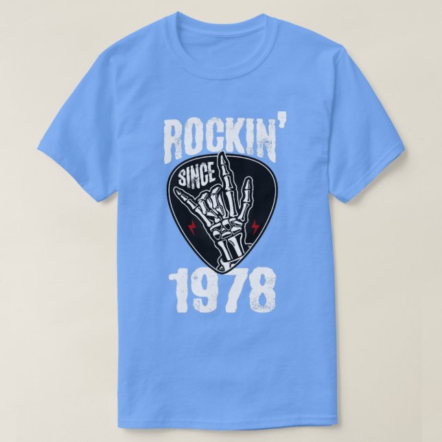 Rockin seit 1978 T-Shirt (Design vorne)