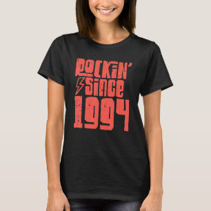 Rockin Seit 1994 Klassische Vintage Rockmusik 1994 T-Shirt