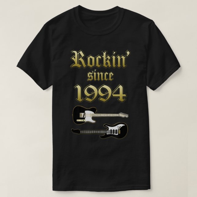Rockin Seit 1994 Shirt Music Lover Geschenke Class (Design vorne)