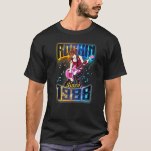 Rockin Since 1988 Rockmusik  34. Geburtstag T-Shirt