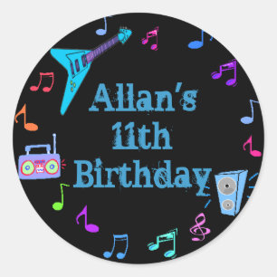 Rockin-Sticker Runder Aufkleber