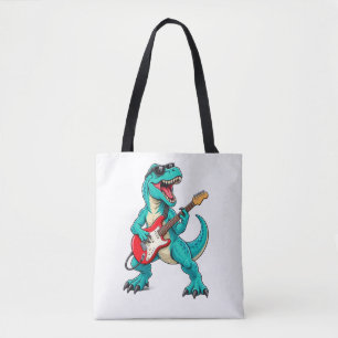 Rockin' T-Rex-Dinosaur mit Sonnenbrille und roter