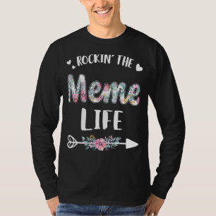 Rockin' The Meme Life Proud Oma Mütter Day T-Shirt