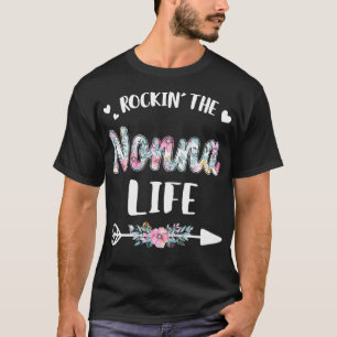 Rockin The Nonna Life Proud Grandma Mütter Tag Gi T-Shirt