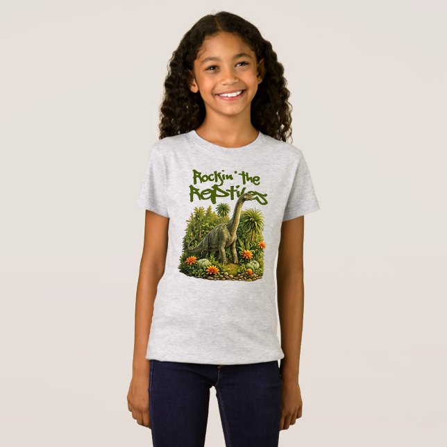 Rockin’ the Reptiles Brachiosaurus T-Shirt (Von Creator hochgeladen)