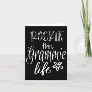 Rockin This Life Grammie Grafik-Geschenk von Kinde Karte