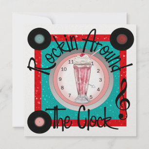 Rockin' Um das Party der Uhr - SRF Einladung