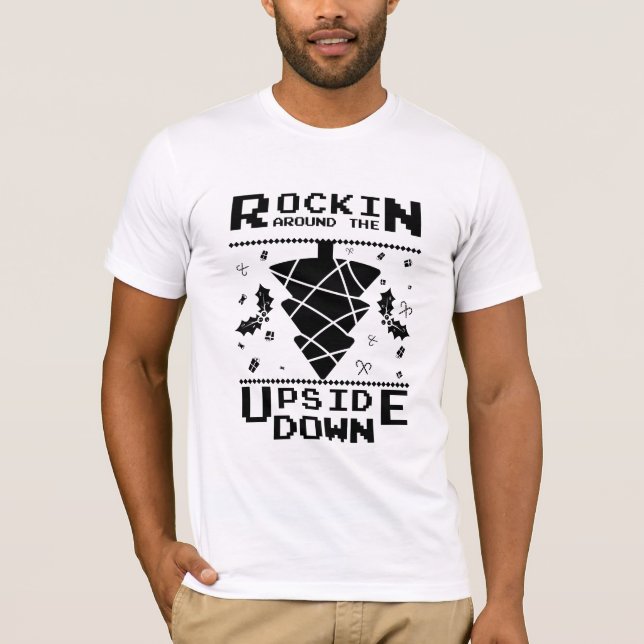 Rockin' um den Kopf nach unten T-Shirt (Vorderseite)