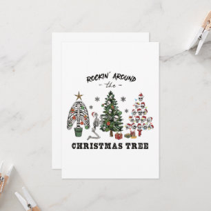 Rockin um den Weihnachtsbaum Einladung