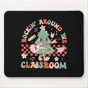 Rockin' um die Lehrerin Christma Mousepad
