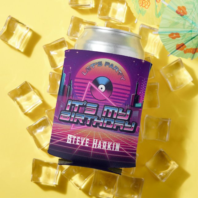 Rockin Vaporwave Party Dosenkühler (In Situ Sommer)