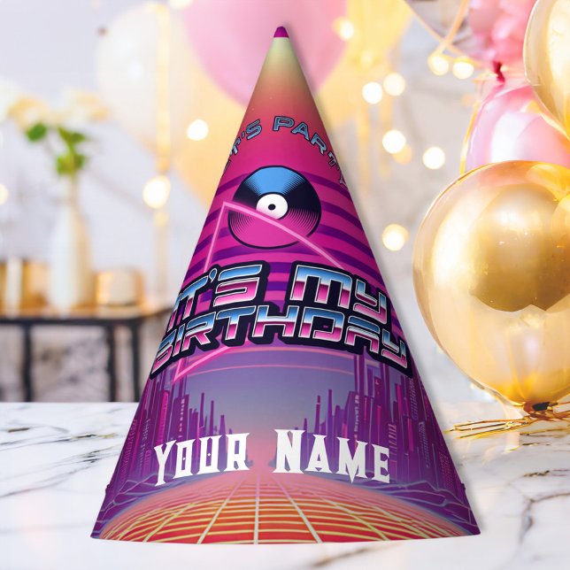 Rockin Vaporwave Party Partyhütchen (Von Creator hochgeladen)