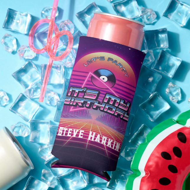 Rockin Vaporwave Party Selters Dosenkühler (In Situ Sommer)