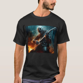 Rockin'-Zombie-T-Shirt für Männer T-Shirt