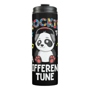Rockin' zu einem anderen Tune-Design. Rätsel Thermosbecher