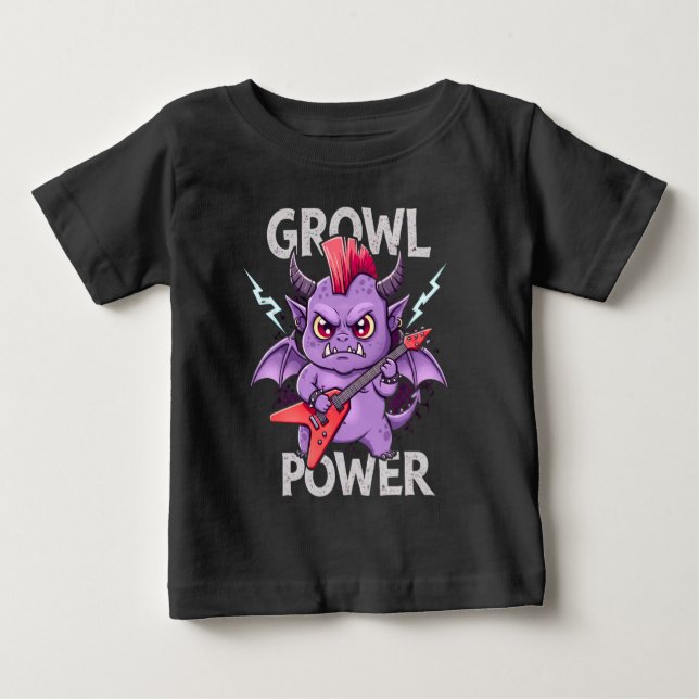 Rocking Baby Monster - Growl Power T-shirt (Vorderseite)