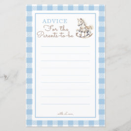 Rocking Horse Baby Shower Ratschläge für die Elter