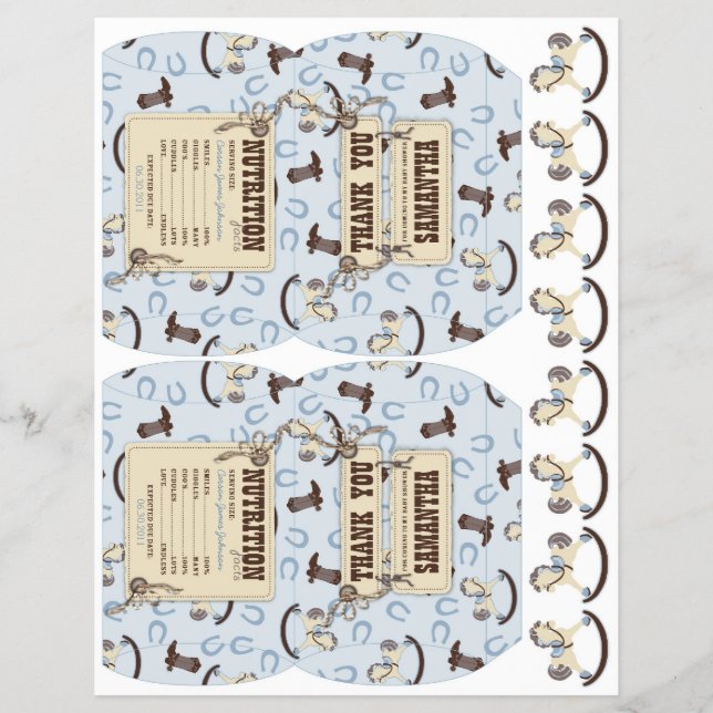 Rocking Horse Boy Mini Puff Box B2 Flyer (Vorne)