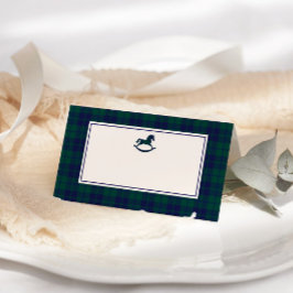 Rocking Horse Classic Luxus karierte Platzkarten