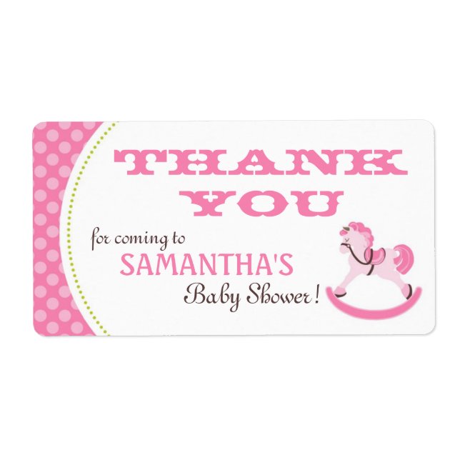 Rocking Horse Girl TY Label B3 (Vorne)