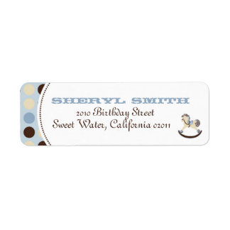 Rocking Horse Return Label