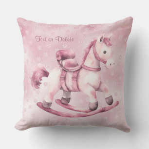 Rocking Horse Throw Kissen
