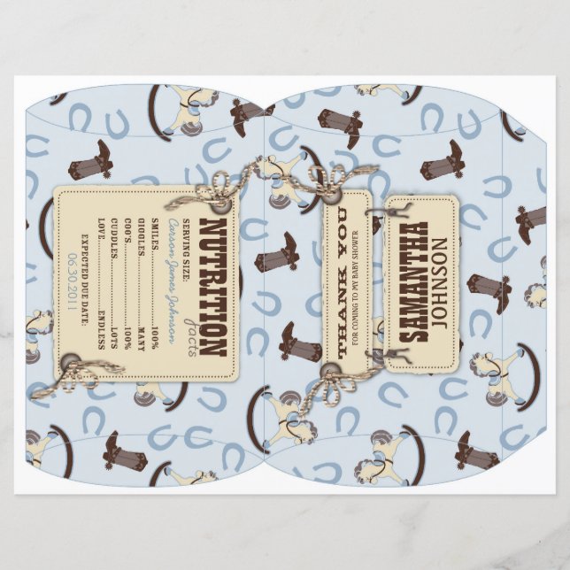 Rocking Hory Puff Box Template B2 (Vorderseite)