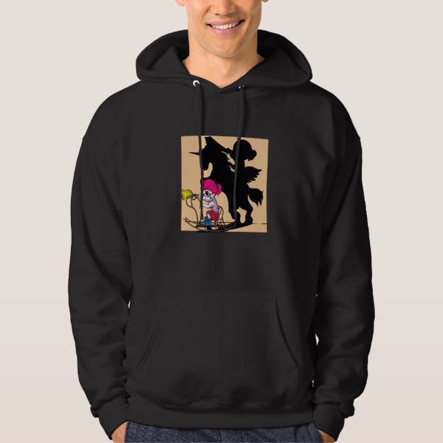 Rocking Rocking Horn Einhorn Kinderreiten Frauen Hoodie (Vorderseite)