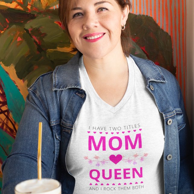 Rocking tiles Mama & Queen T-Shirt (Rocking Queen)
