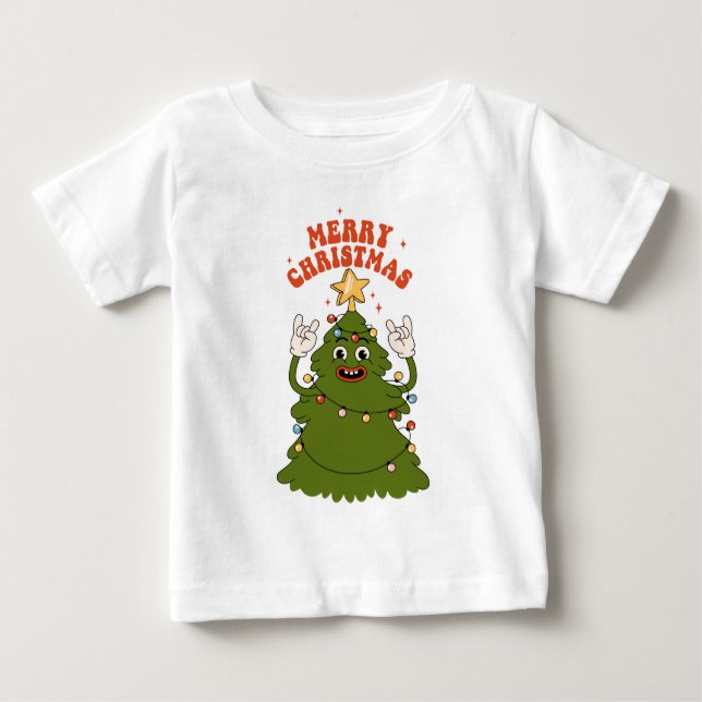 Rockins Weihnachtsbaum - Ein festlicher Urlaubstur Baby T-shirt (Vorderseite)