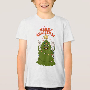 Rockins Weihnachtsbaum - Ein festlicher Urlaubstur Tri-Blend Shirt
