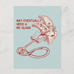 Rockkletterkamera-Reling Postkarte