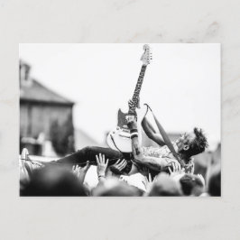 Rockkonzert Postkarte