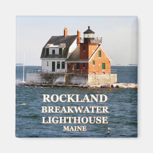Rockland Breakwater Lighthouse, Maine Magnet