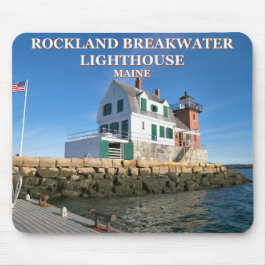 Rockland Breakwater Lighthouse, Maine Mousepad