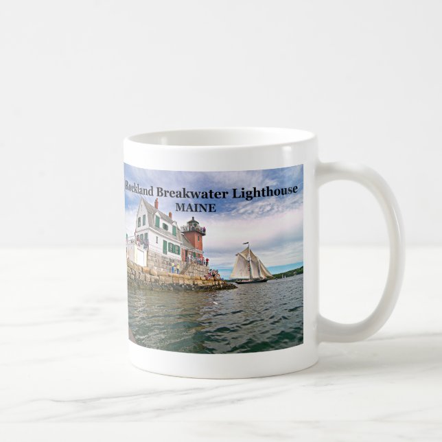 Rockland Breakwater Lighthouse, Maine Tasse (Rechts)