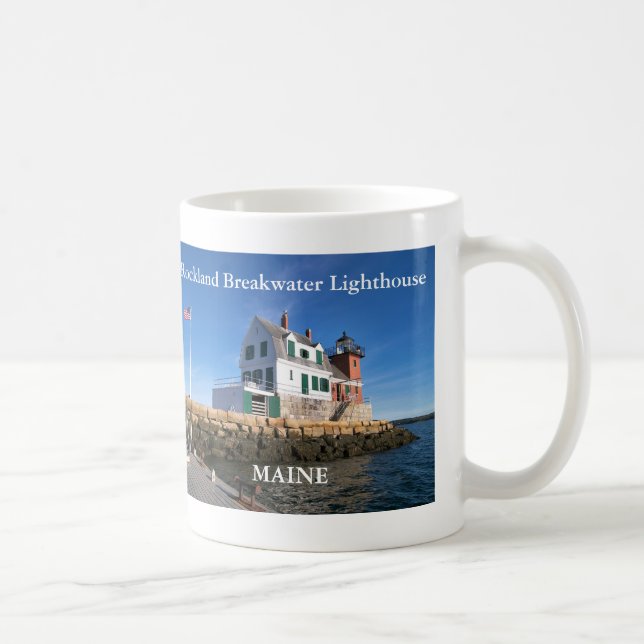 Rockland Breakwater Lighthouse, Maine Tasse (Rechts)