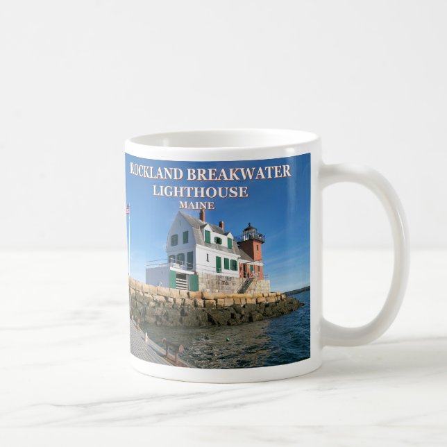 Rockland Breakwater Lighthouse, Maine Tasse (Rechts)